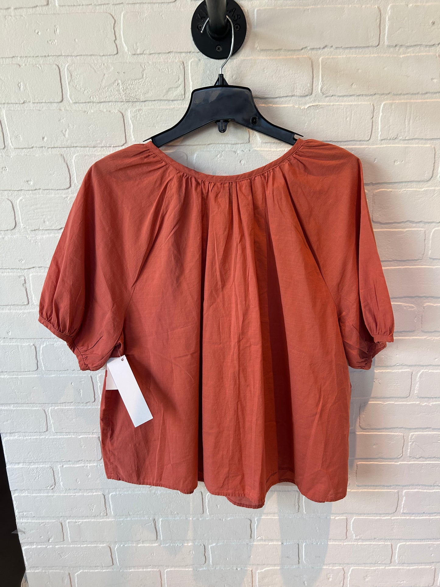 Top Short Sleeve By Universal Thread In Orange, Size: Xxl