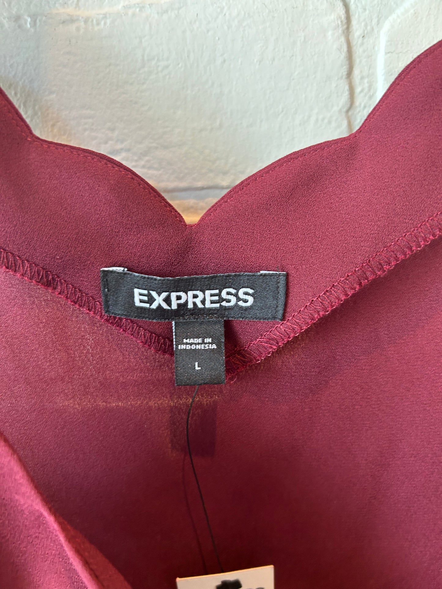 Top Cami By Express In Red, Size: L