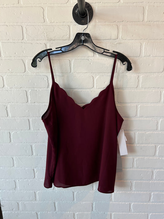 Top Cami By Express In Red, Size: L