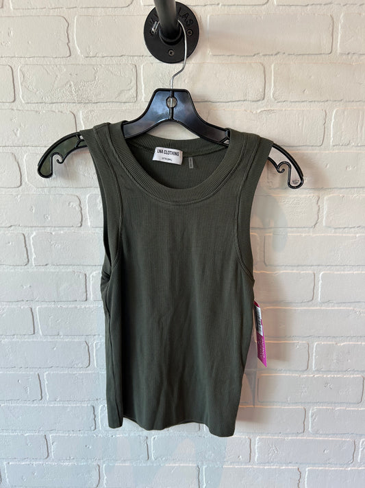 Top Sleeveless Basic By Cmc In Green, Size: Xs