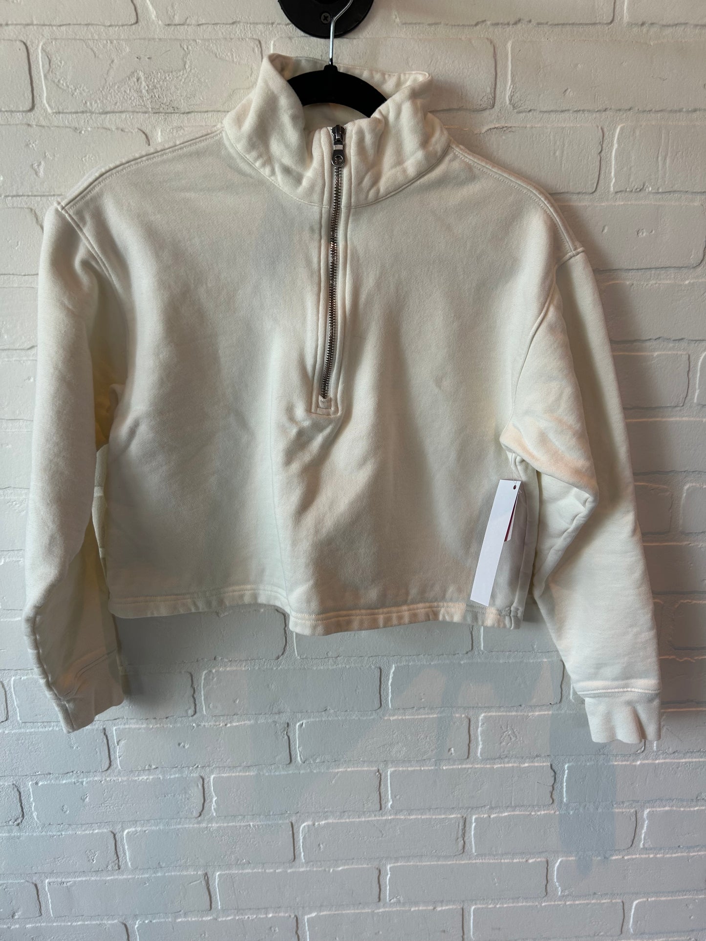 Athletic Sweatshirt Collar By Cmc In Cream, Size: Xs