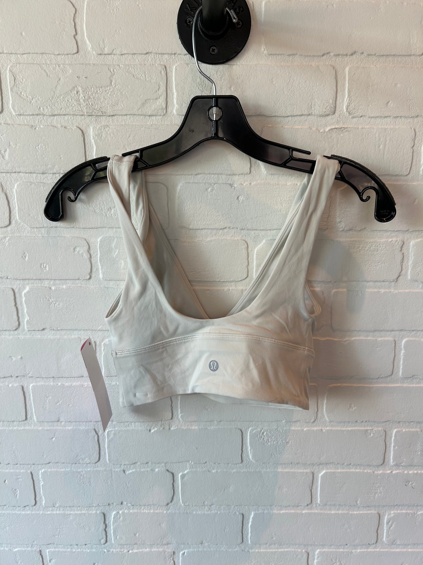 Athletic Bra By Lululemon In Cream, Size: Xs