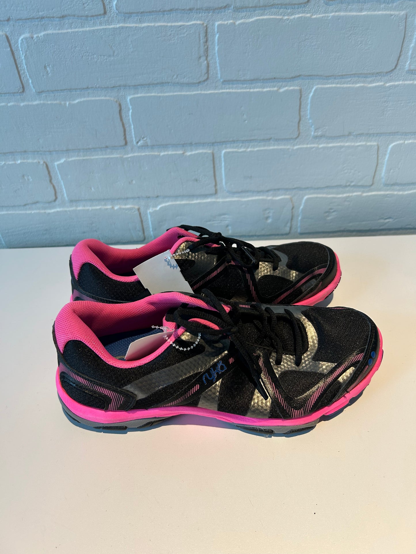 Shoes Athletic By Ryka In Black & Pink, Size: 8