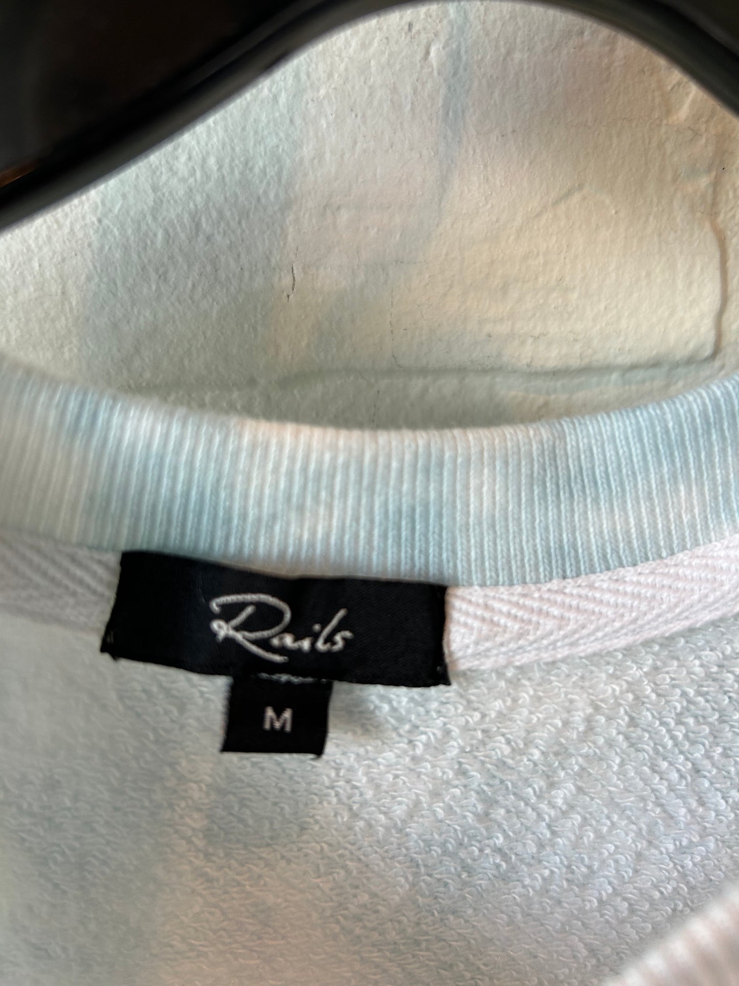 Sweatshirt Crewneck By Rails In Blue & White, Size: M