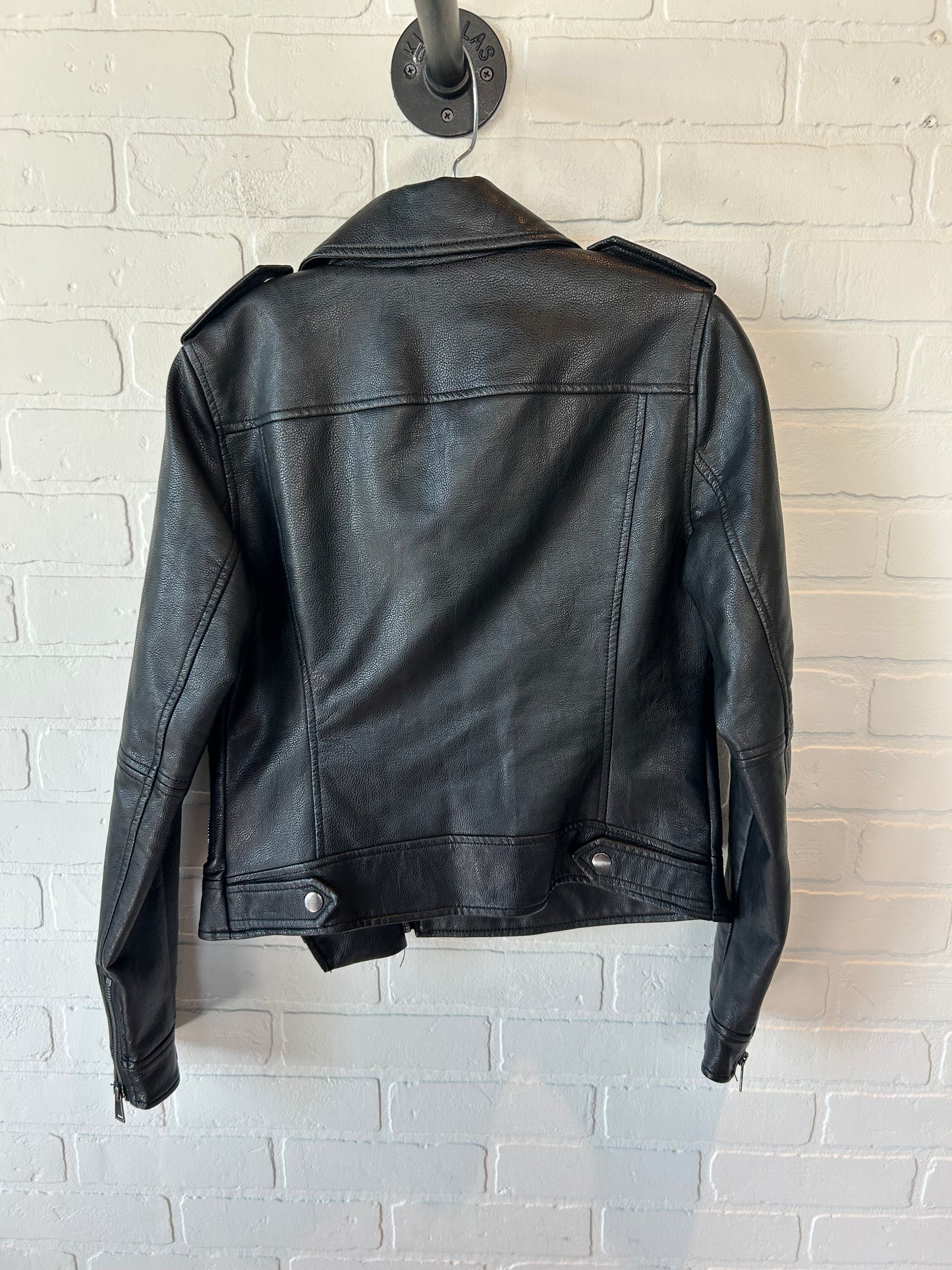 Jacket Moto By Loft In Black, Size: S