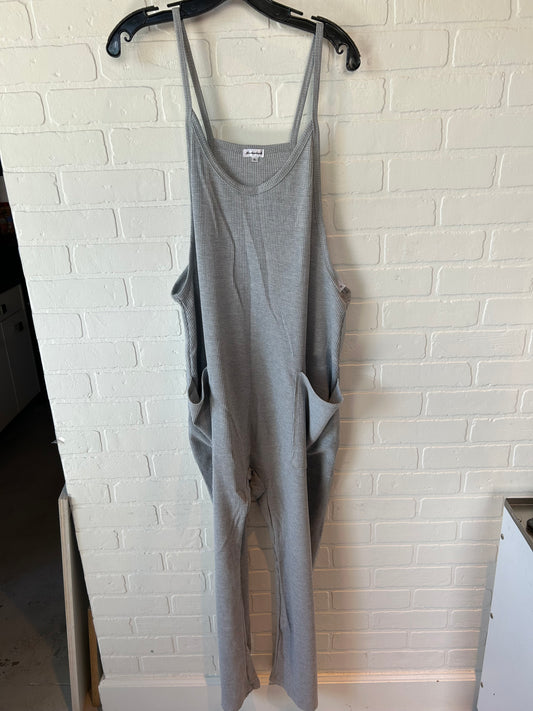 Jumpsuit By Clothes Mentor In Grey, Size: Xl