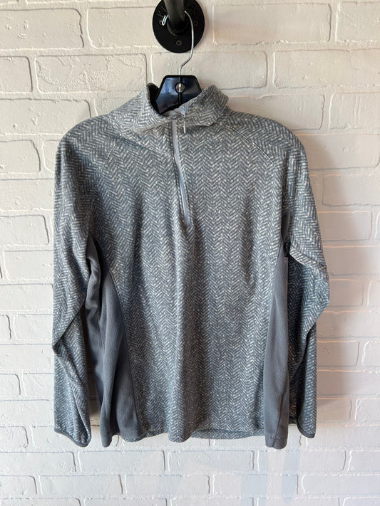 Top Long Sleeve By Columbia In Grey, Size: L