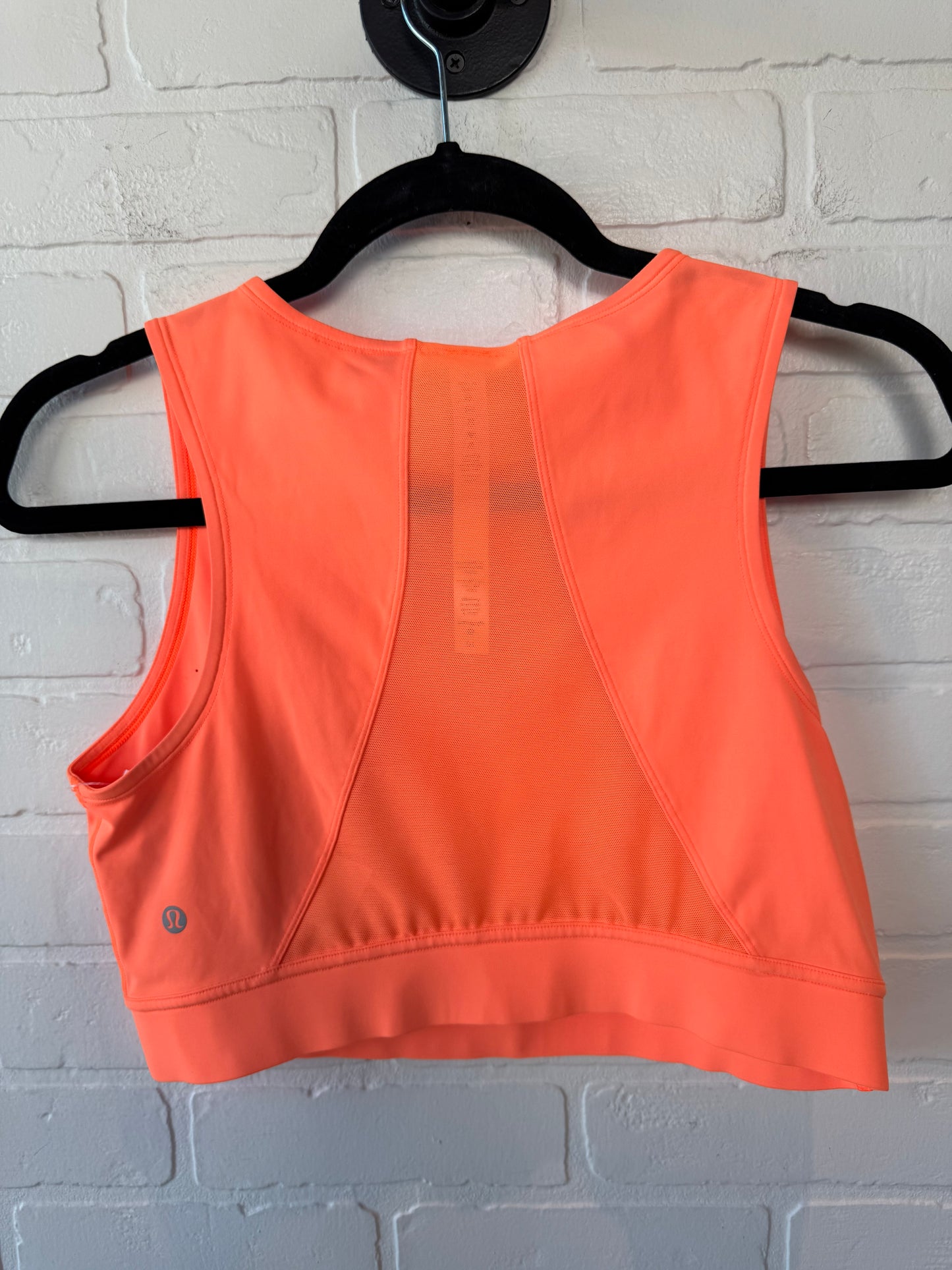 Athletic Bra By Lululemon In Orange, Size: M