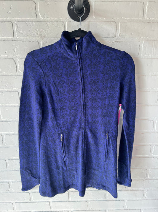 Athletic Jacket By Clothes Mentor In Black & Purple, Size: Xs