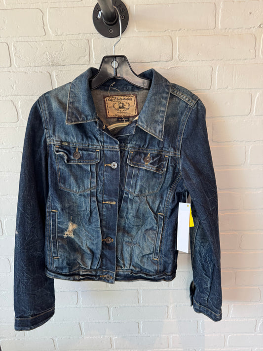 Jacket Denim By Clothes Mentor In Blue Denim, Size: M