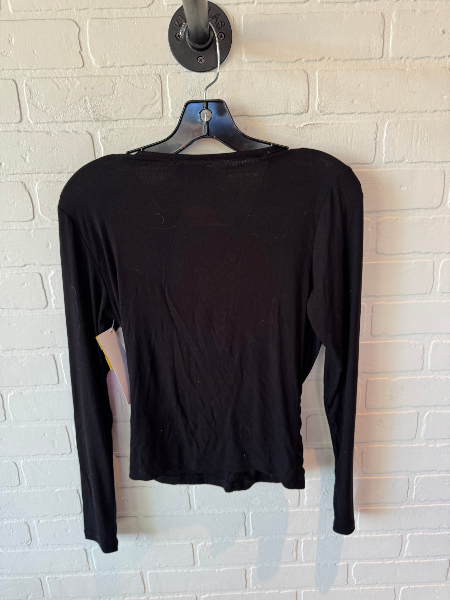 Top Long Sleeve By Evereve In Black, Size: S