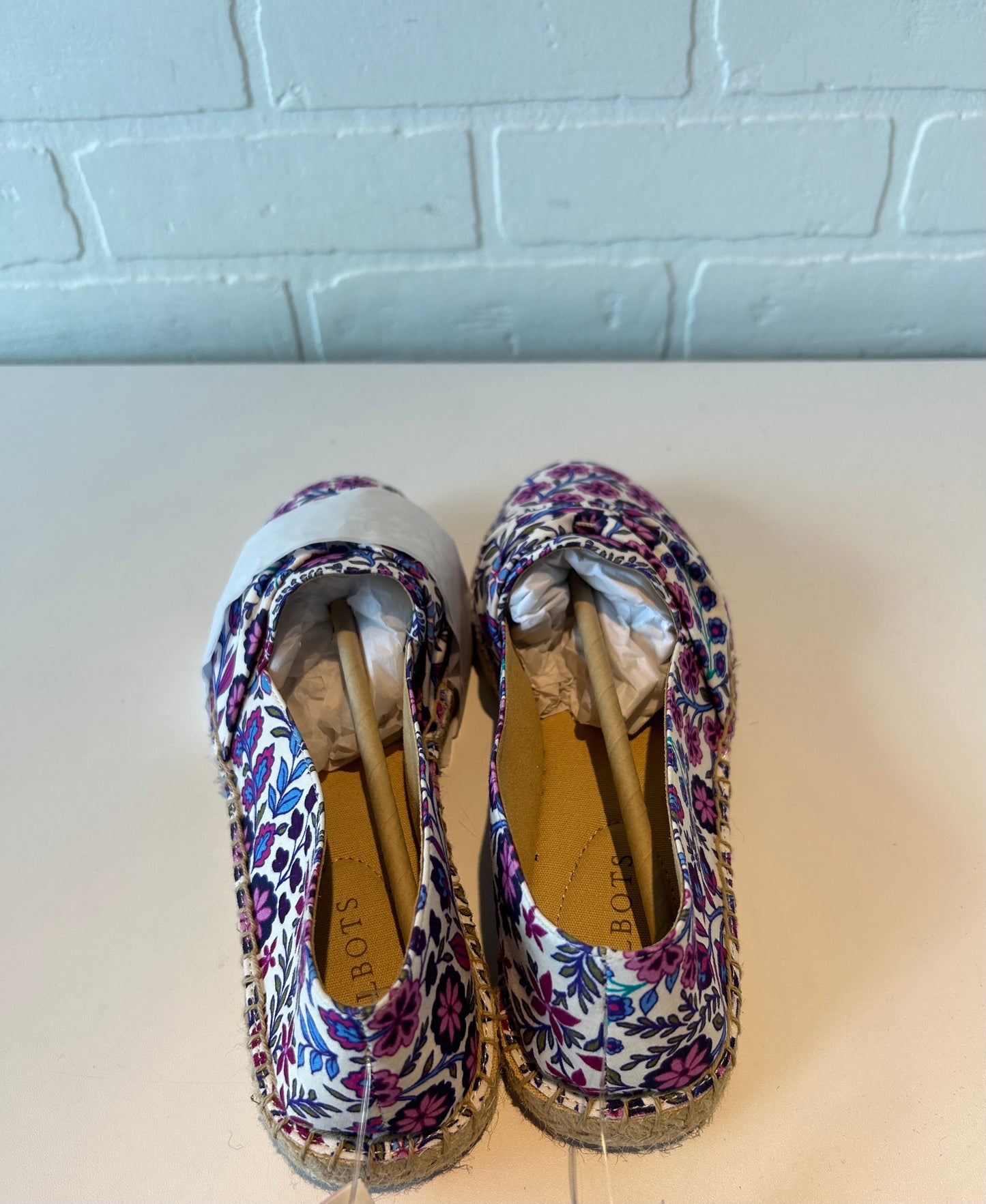 Shoes Flats By Talbots In Purple & White, Size: 7.5