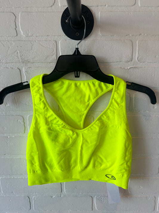 Athletic Bra By Champion In Yellow, Size: L