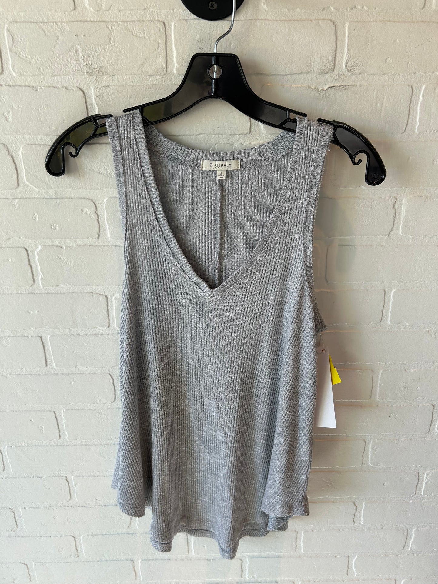 Top Sleeveless Basic By Z Supply In Grey, Size: S