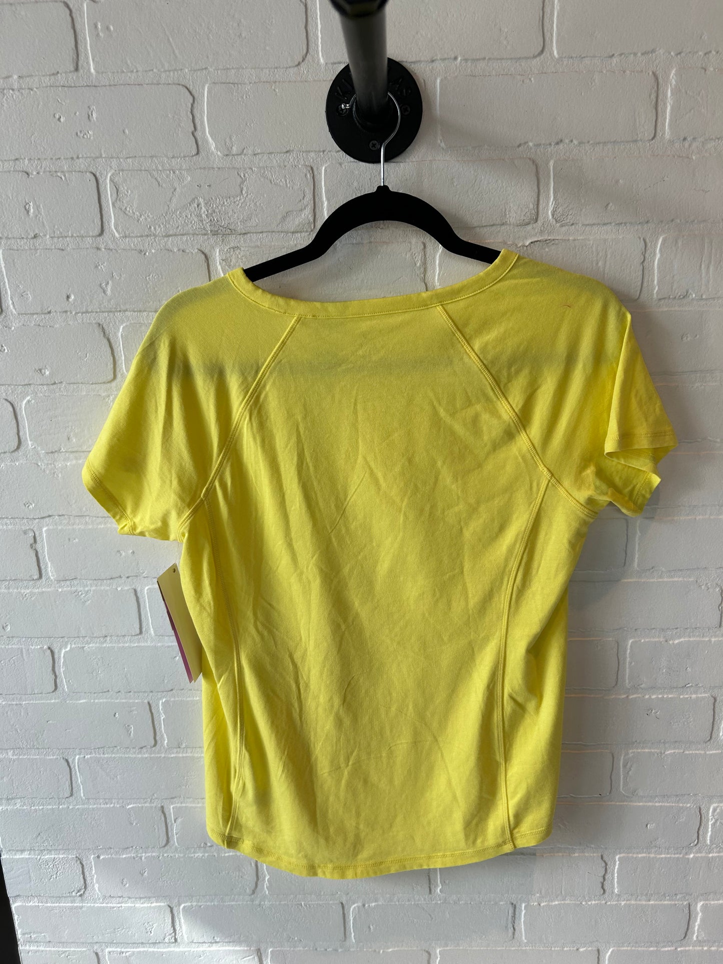 Athletic Top Short Sleeve By Talbots In Yellow, Size: Mp