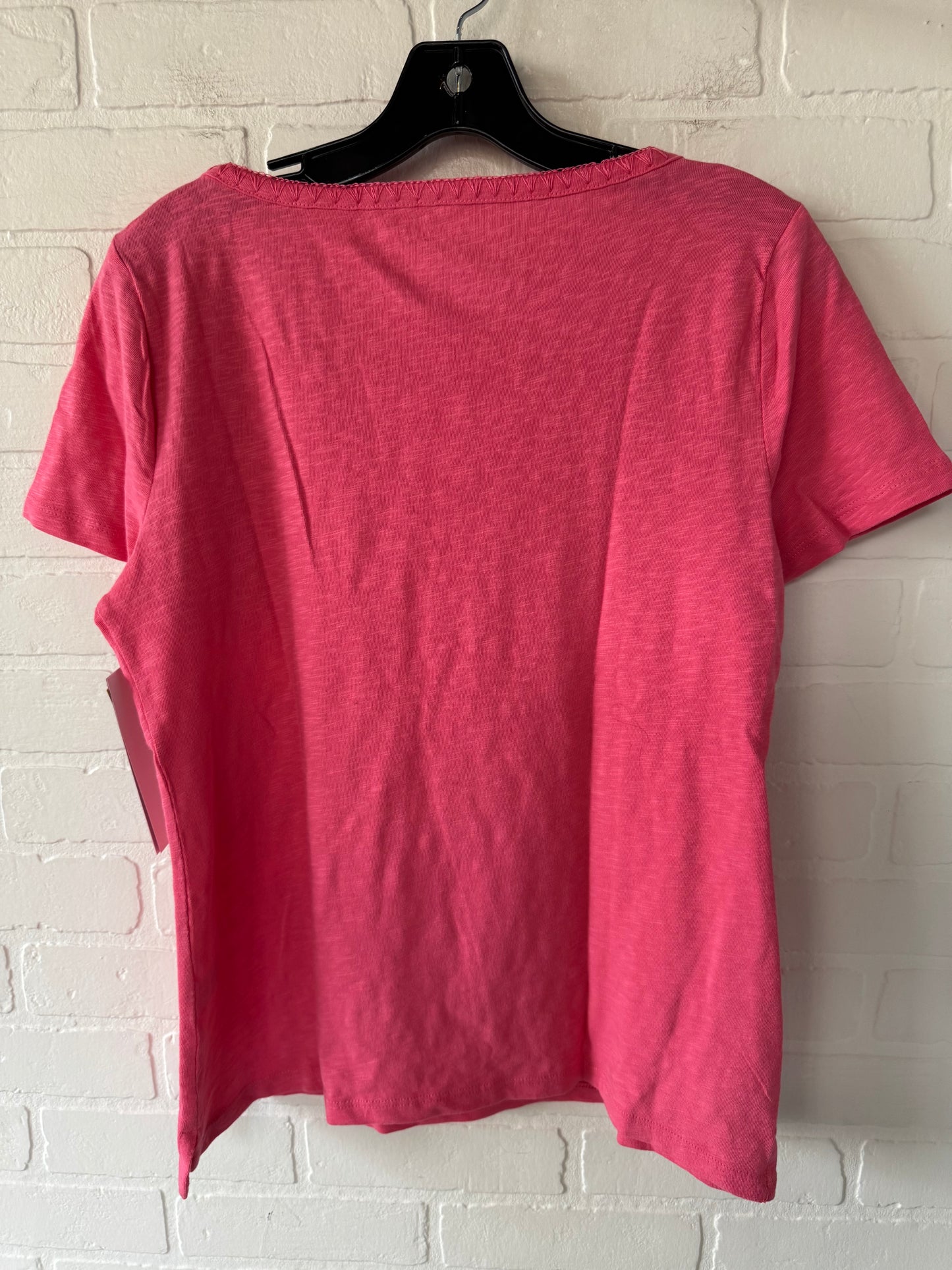 Top Short Sleeve By Talbots In Pink, Size: Mp