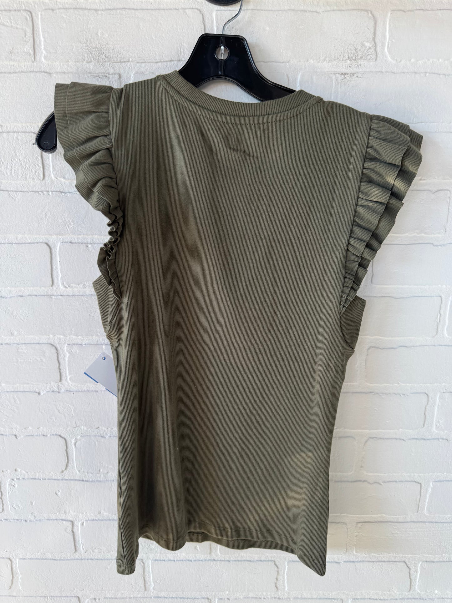 Top Sleeveless By Gap In Green, Size: M