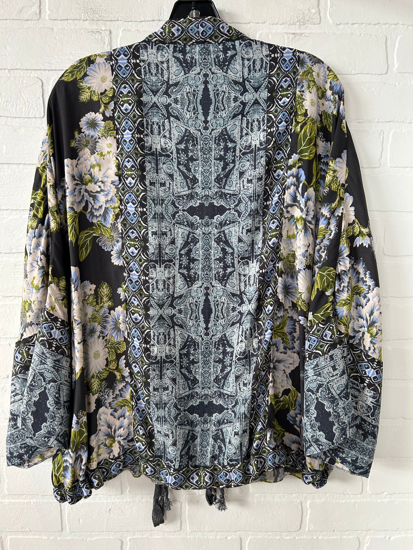 Top Long Sleeve By Free People In Floral Print, Size: Xs