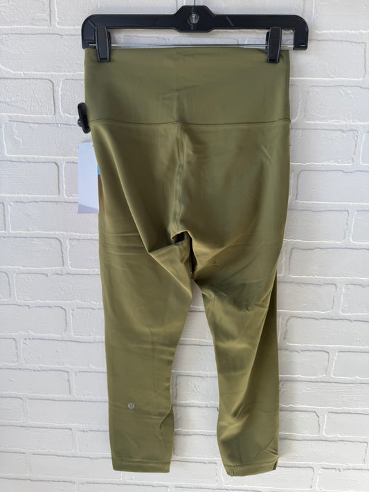 Athletic Leggings By Lululemon In Green, Size: 8