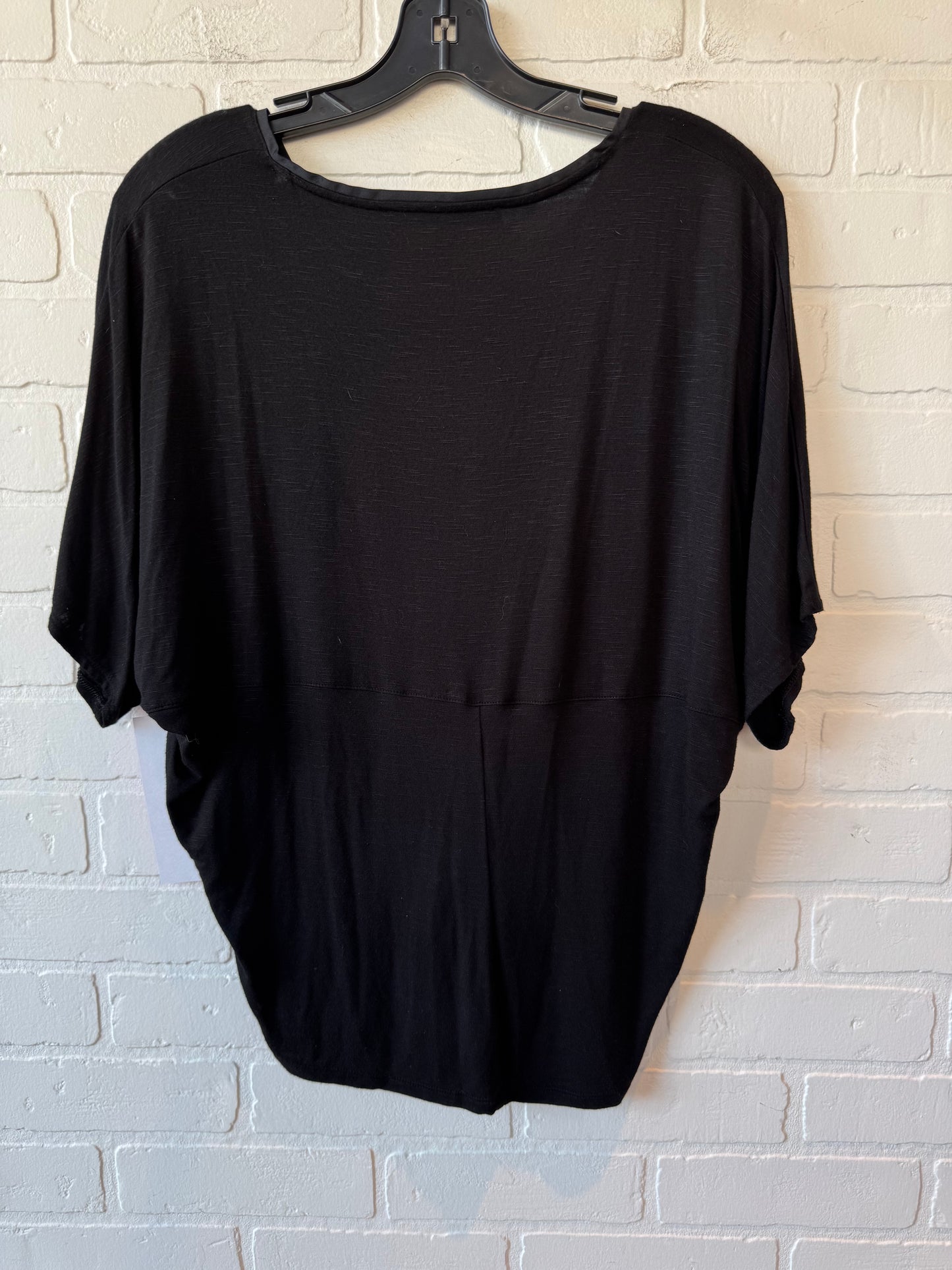 Top Short Sleeve Basic By White House Black Market In Black, Size: Xxs