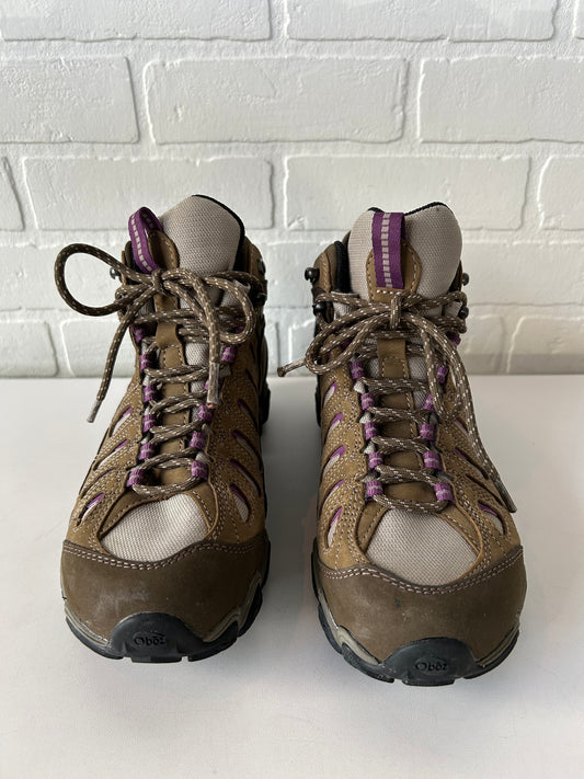 Boots Hiking By Cmc In Brown, Size: 8.5