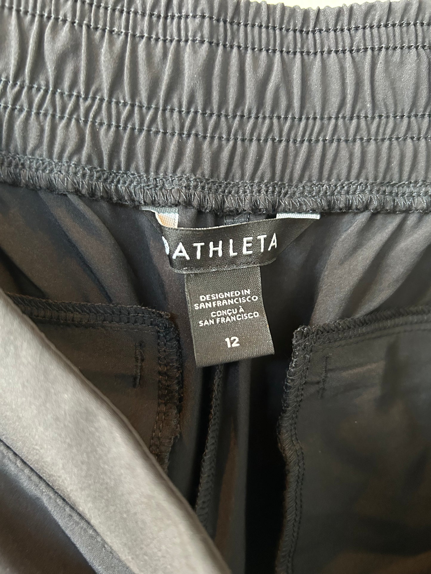 Athletic Pants By Athleta In Black, Size: 12