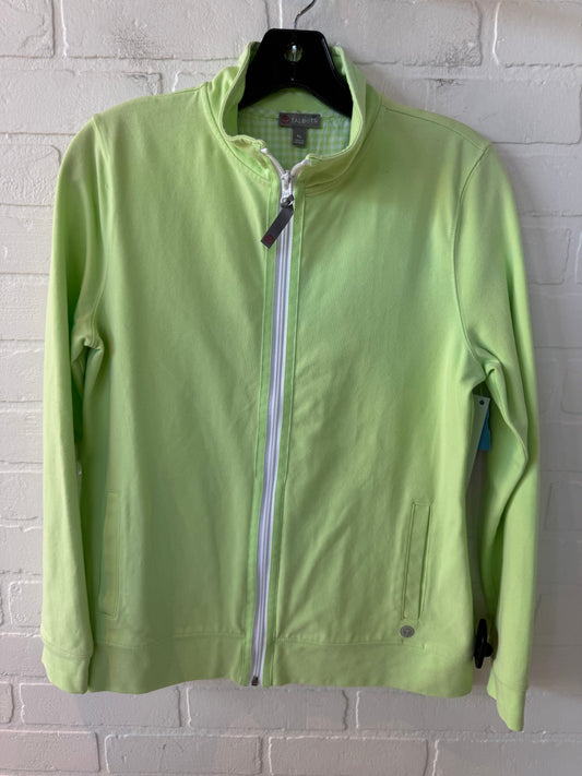 Athletic Jacket By Talbots In Green, Size: Mp