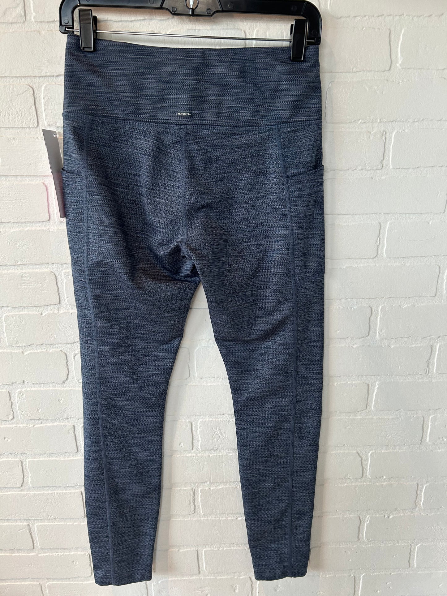 Athletic Leggings By Mondetta In Blue & Grey, Size: 4