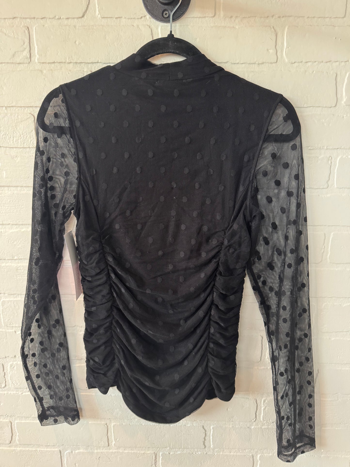 Top Long Sleeve By Evereve In Black, Size: M