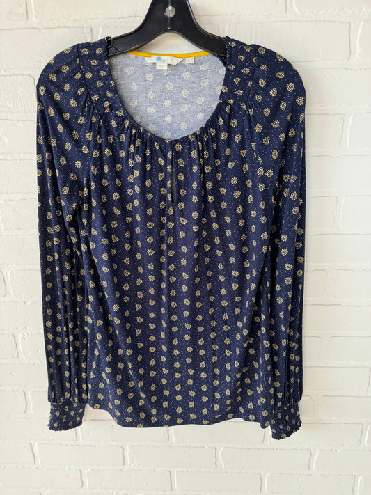 Top Long Sleeve By Boden In Navy, Size: S