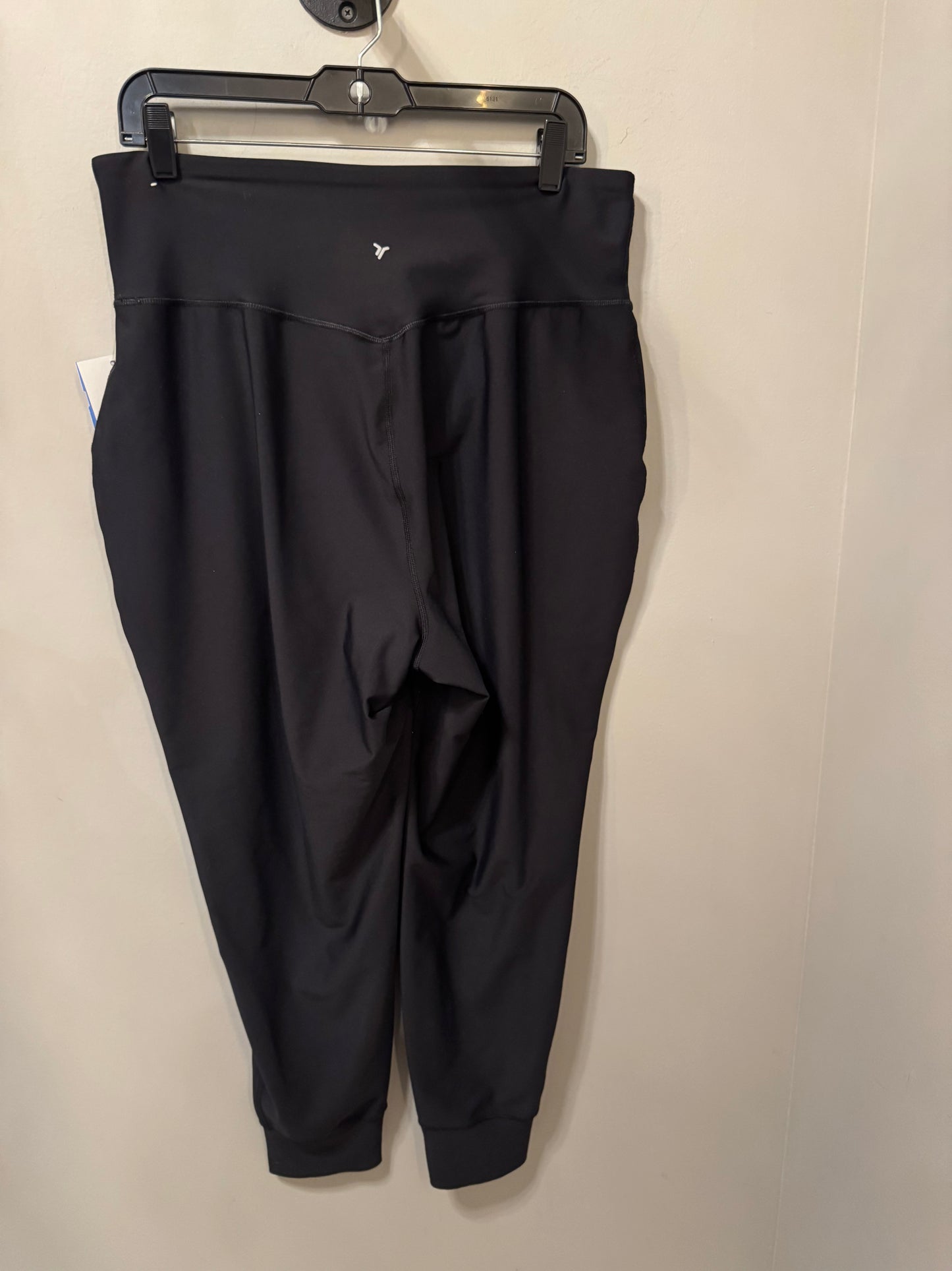 Athletic Pants By Old Navy In Black, Size: 14