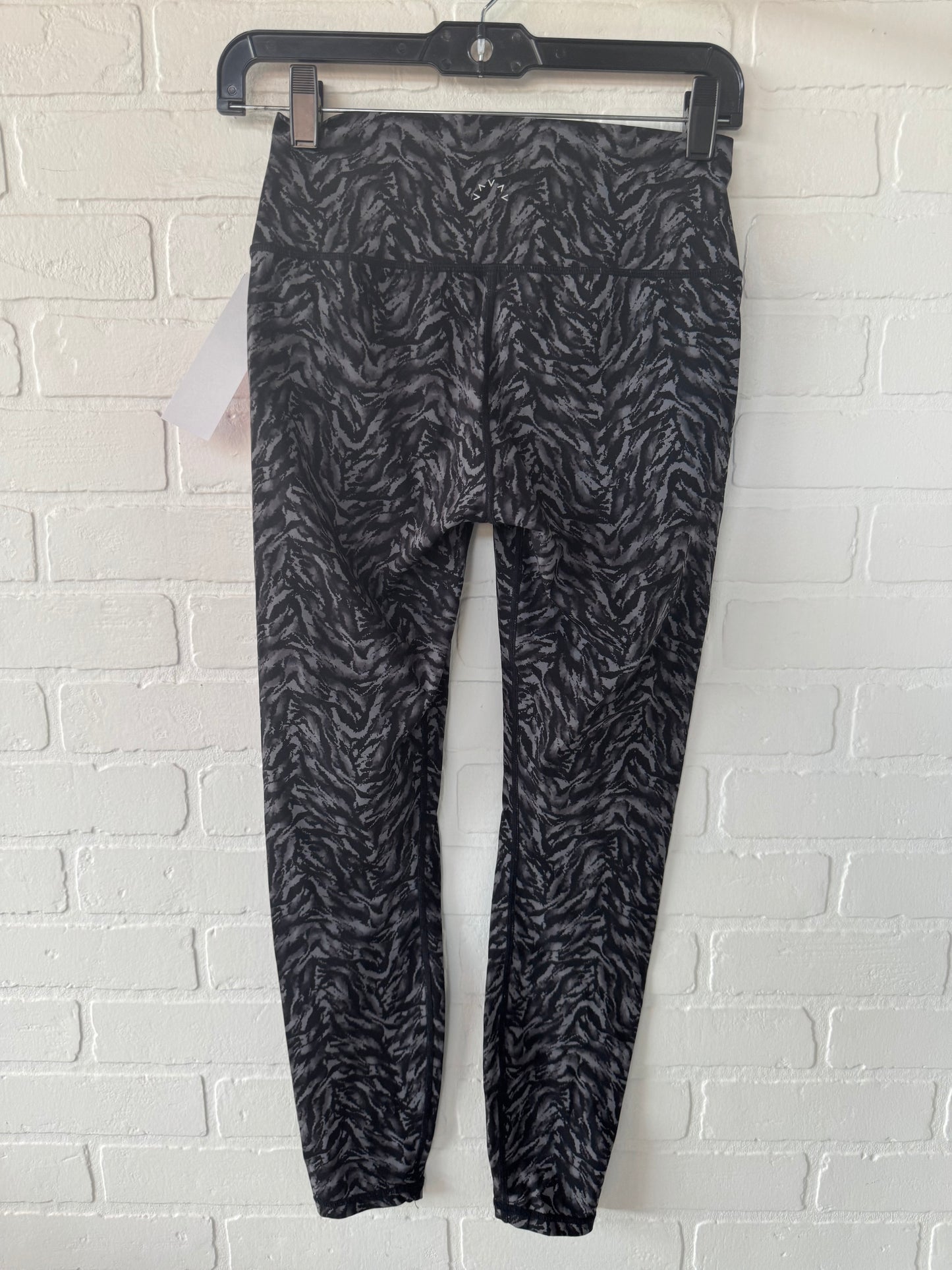 Athletic Leggings By Varley In Black & Grey, Size: 4