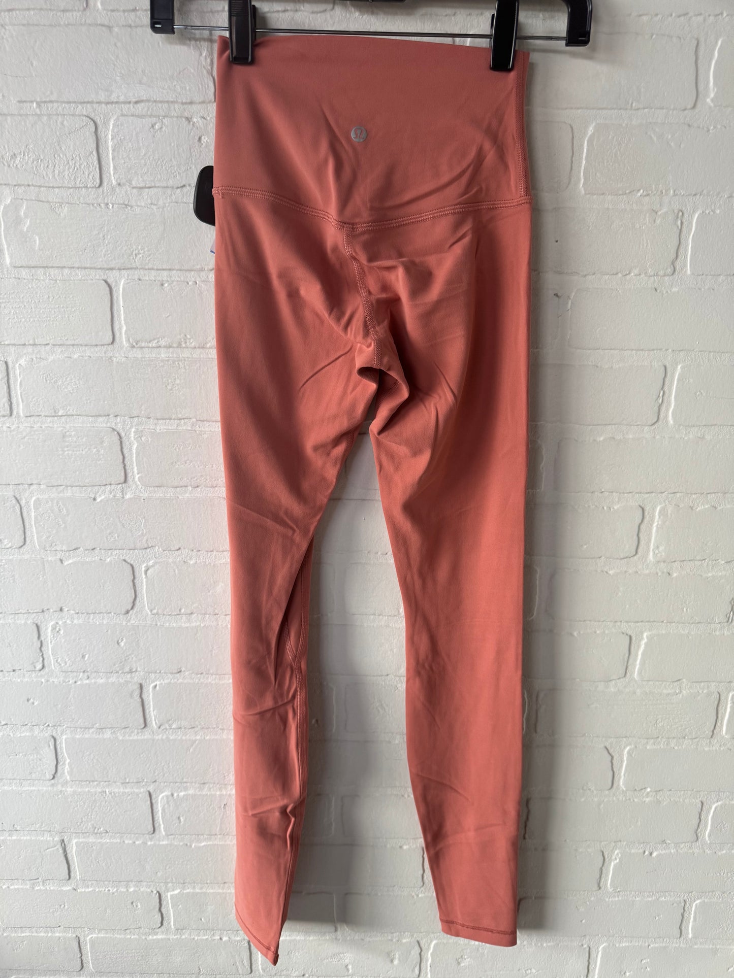 Athletic Leggings By Lululemon In Orange, Size: 2