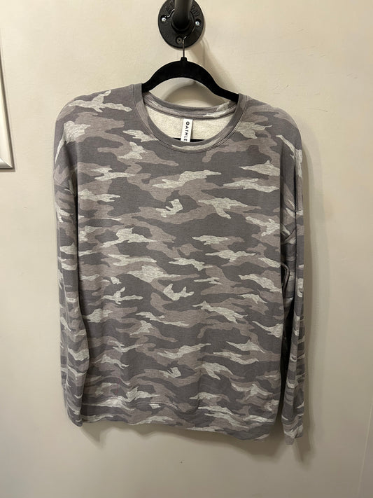 Athletic Sweatshirt Crewneck By Athleta In Grey, Size: M