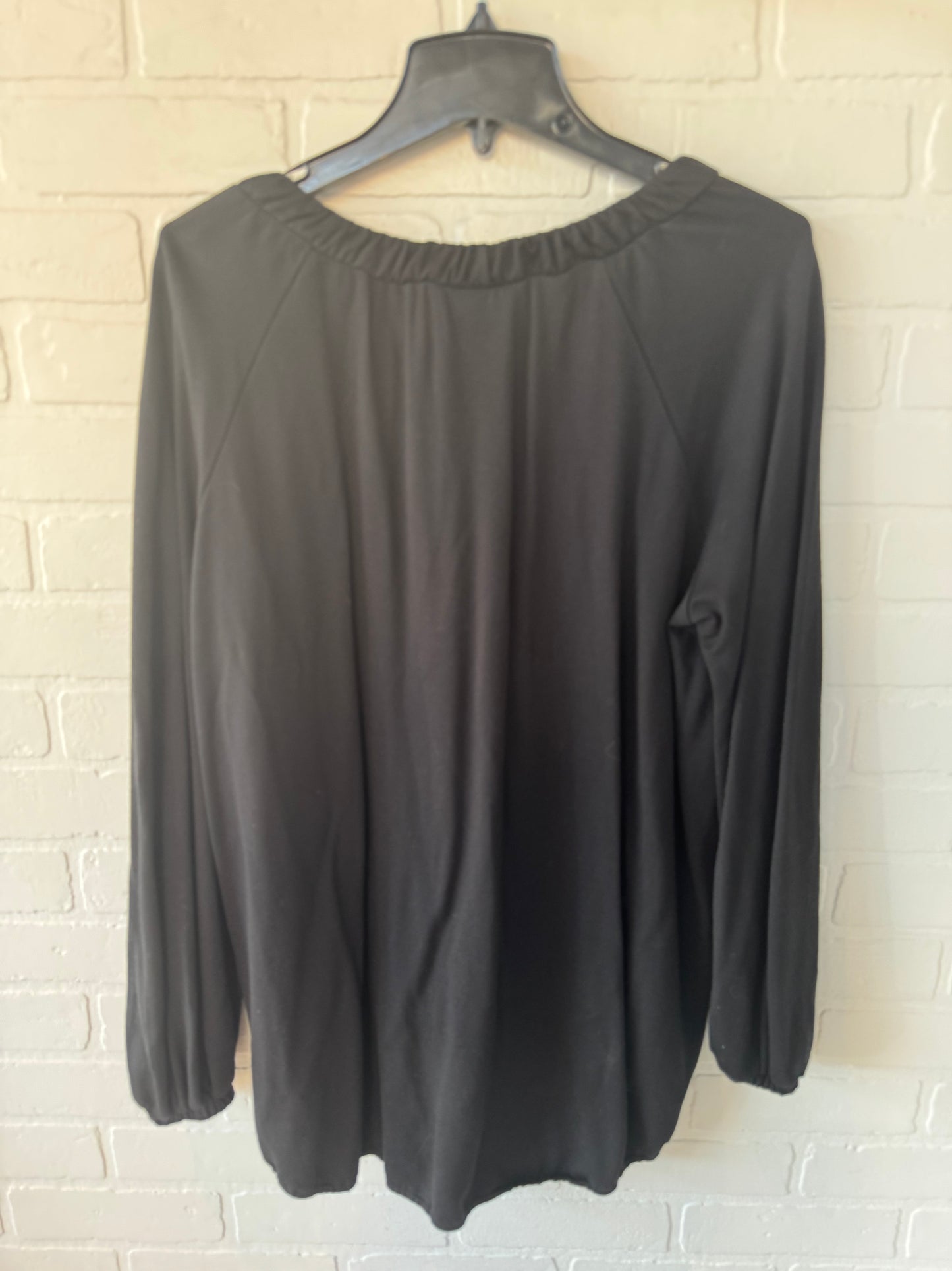 Top Long Sleeve By Cabi In Black, Size: M