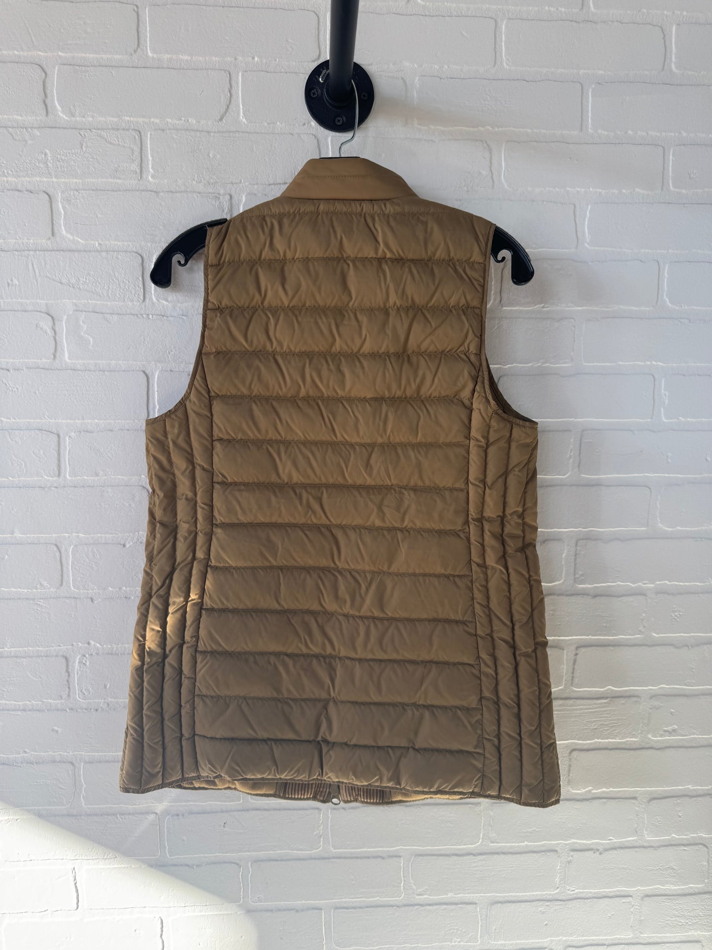 Vest Puffer & Quilted By J. Jill In Yellow, Size: Xs