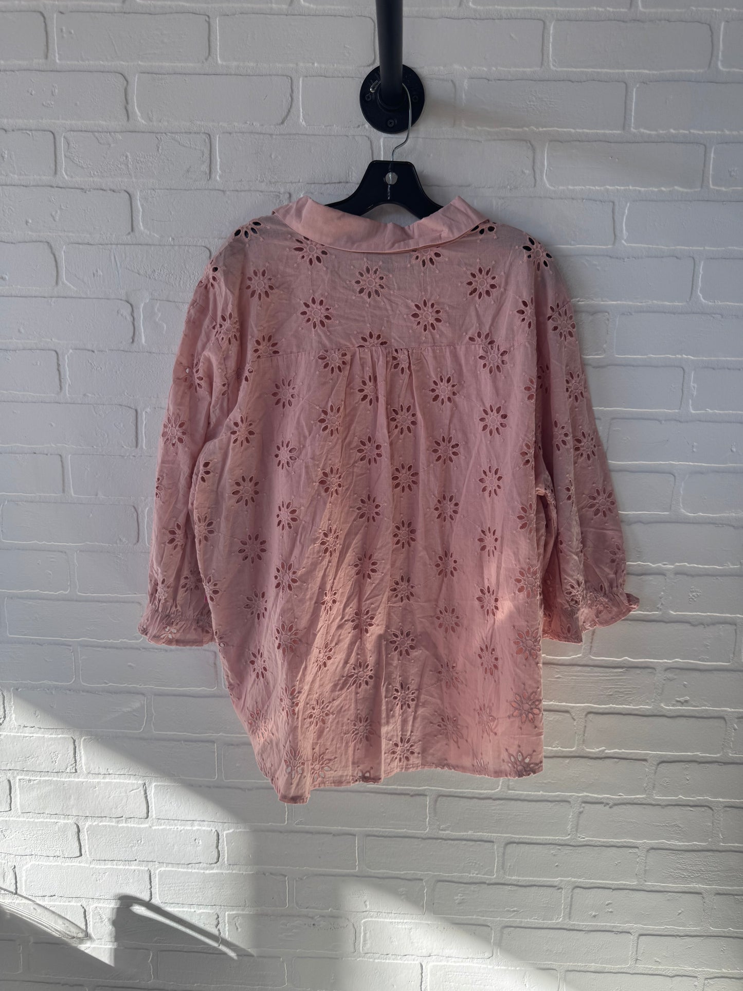 Top Short Sleeve By Davi & Dani In Pink, Size: 30