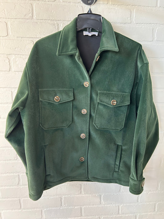 Jacket Shirt By lucca In Green, Size: S