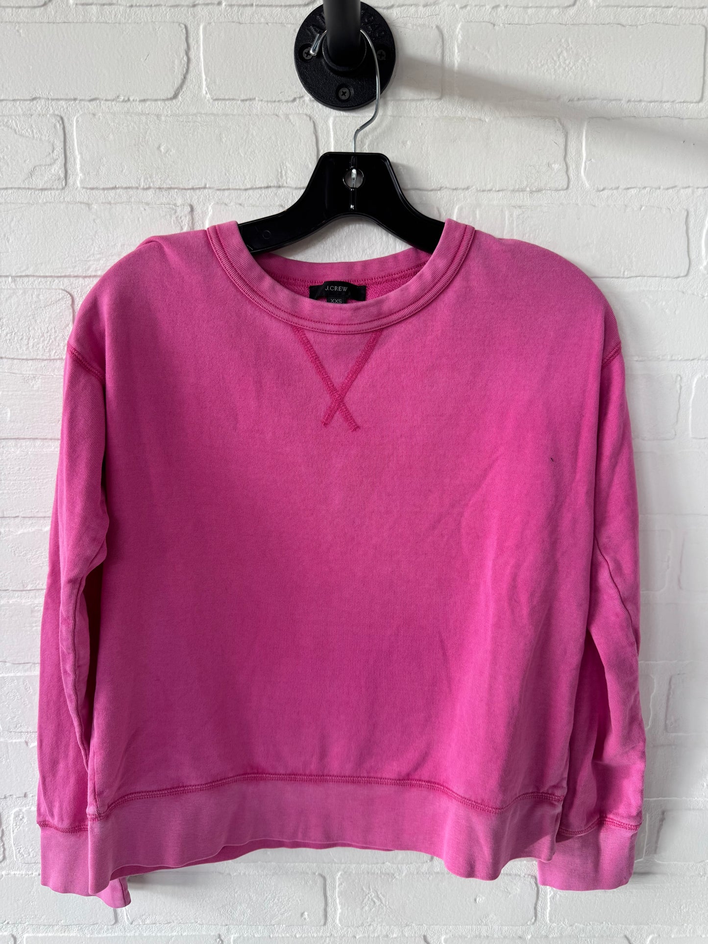 Sweatshirt Crewneck By J. Crew In Pink, Size: Xxs