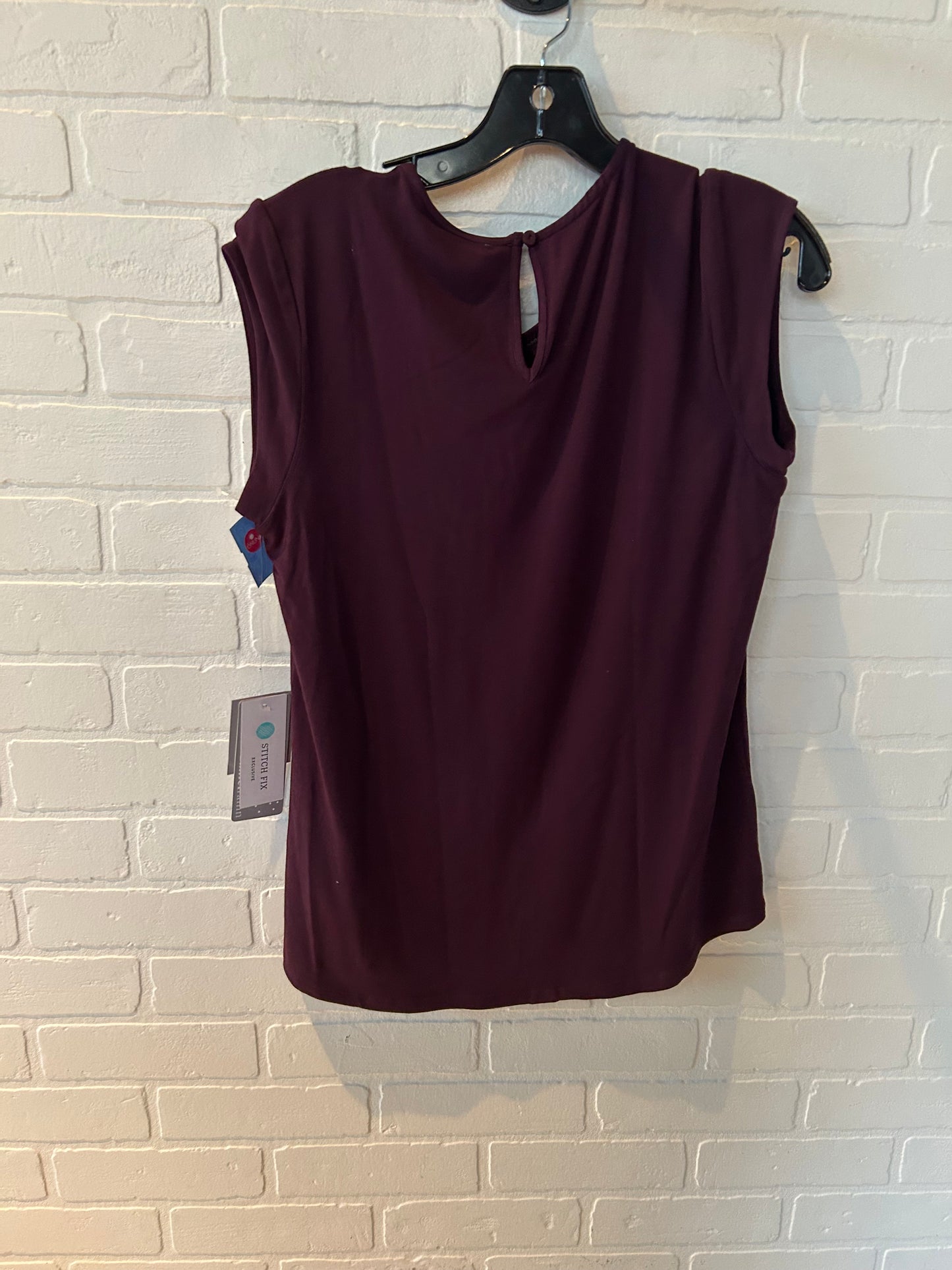 Top Sleeveless By Daniel Rainn In Purple, Size: M