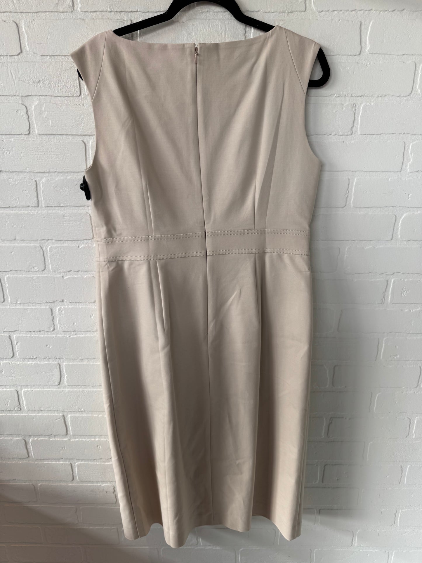 Dress Work By Ann Taylor In Beige, Size: L