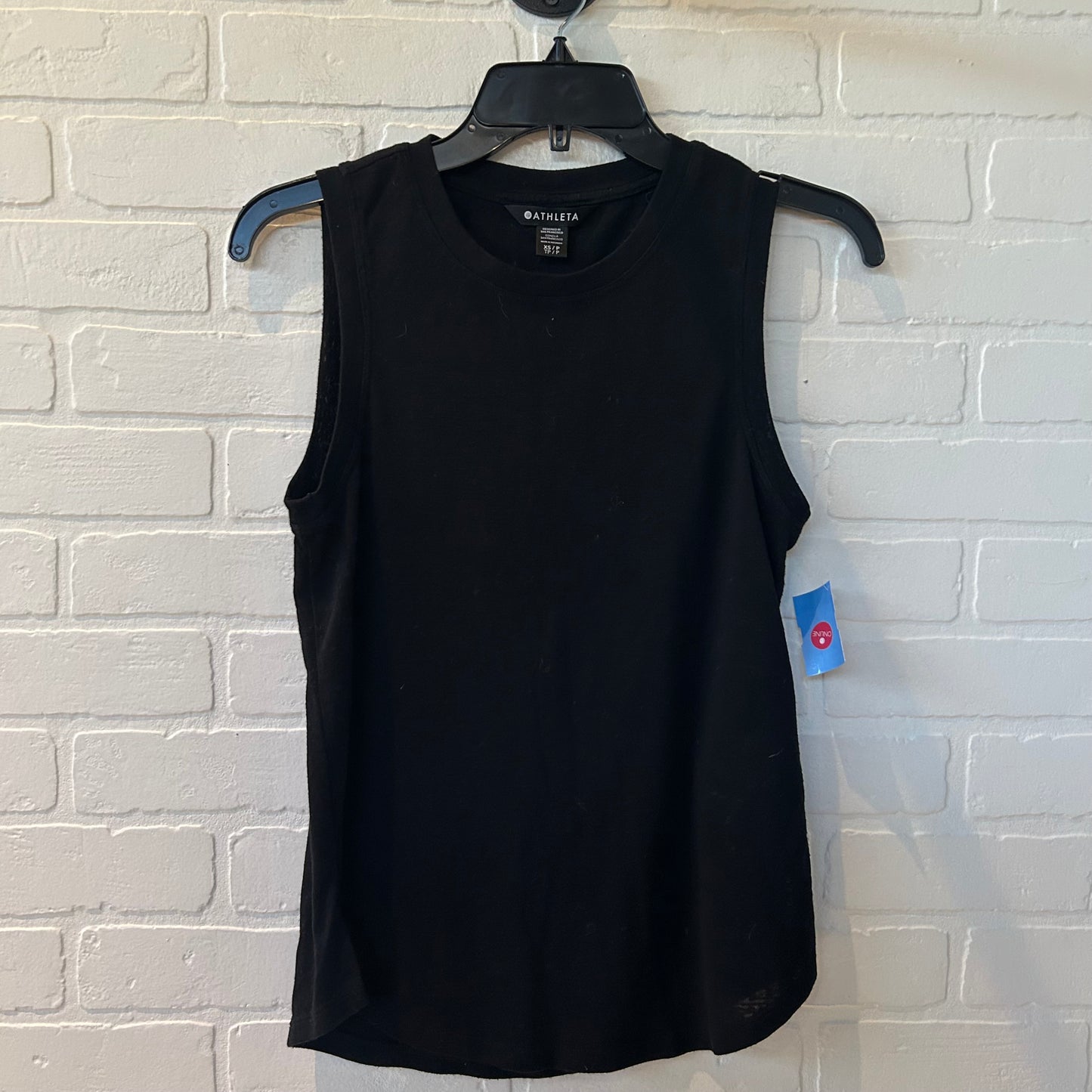 Athletic Tank Top By Athleta In Black, Size: Xs