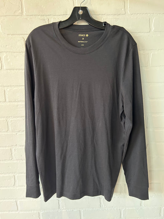 Top Long Sleeve By NEW! BUTTER BLEND In Black, Size: M