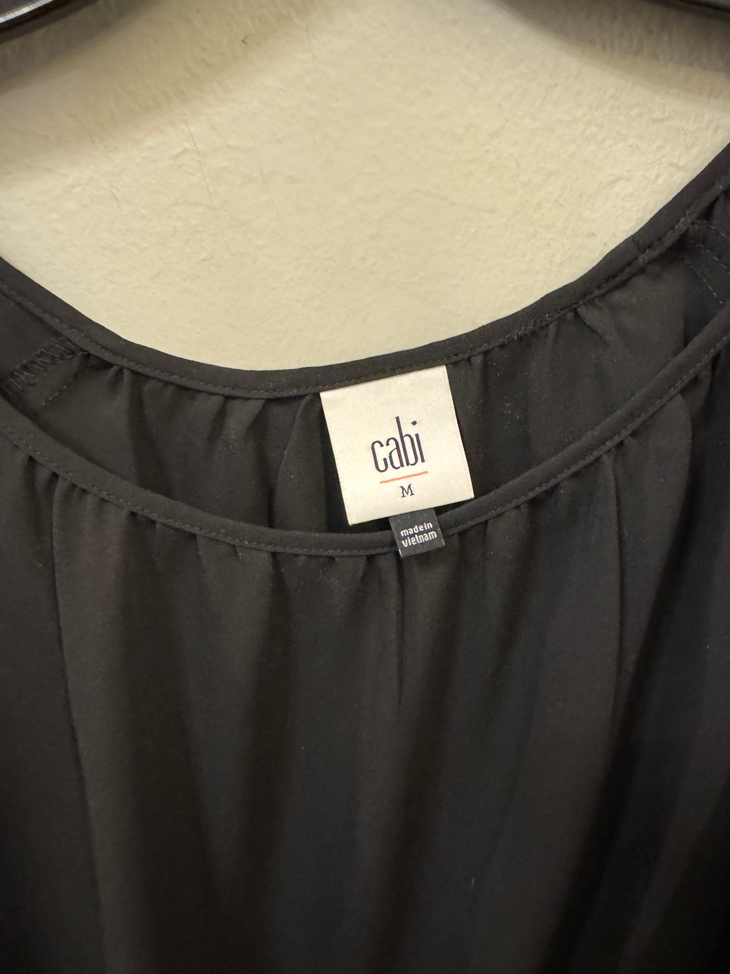 Top Long Sleeve By Cabi In Black, Size: M