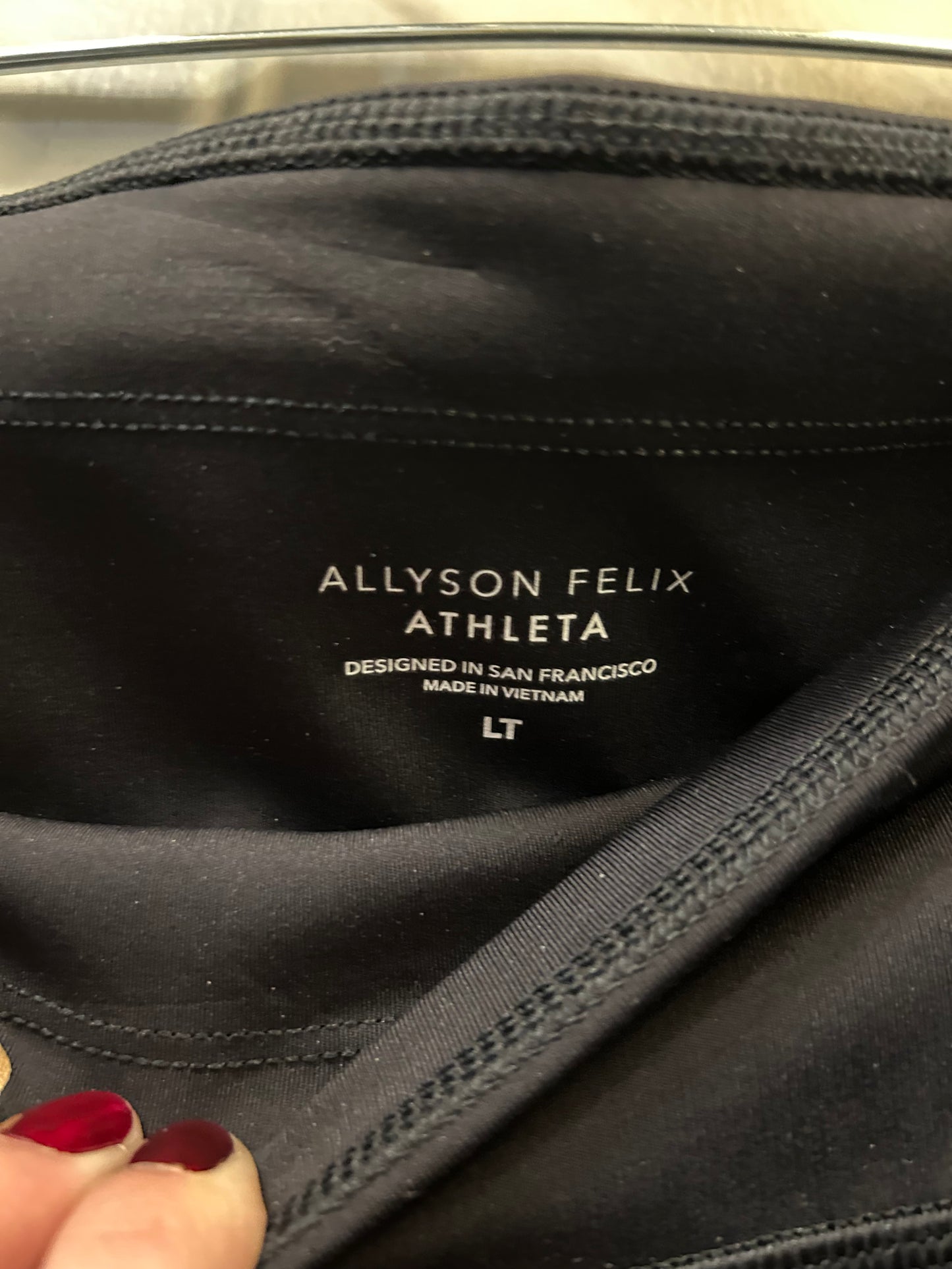 Athletic Leggings By Athleta In Black, Size: 12