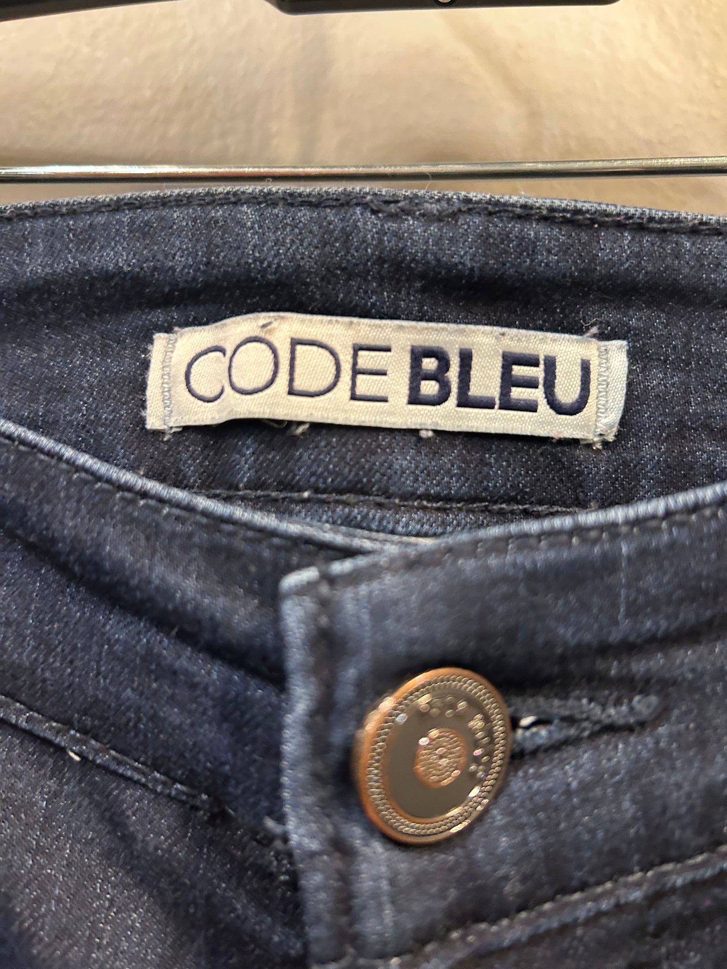 Jeans Boot Cut By Code Blue In Blue Denim, Size: 16