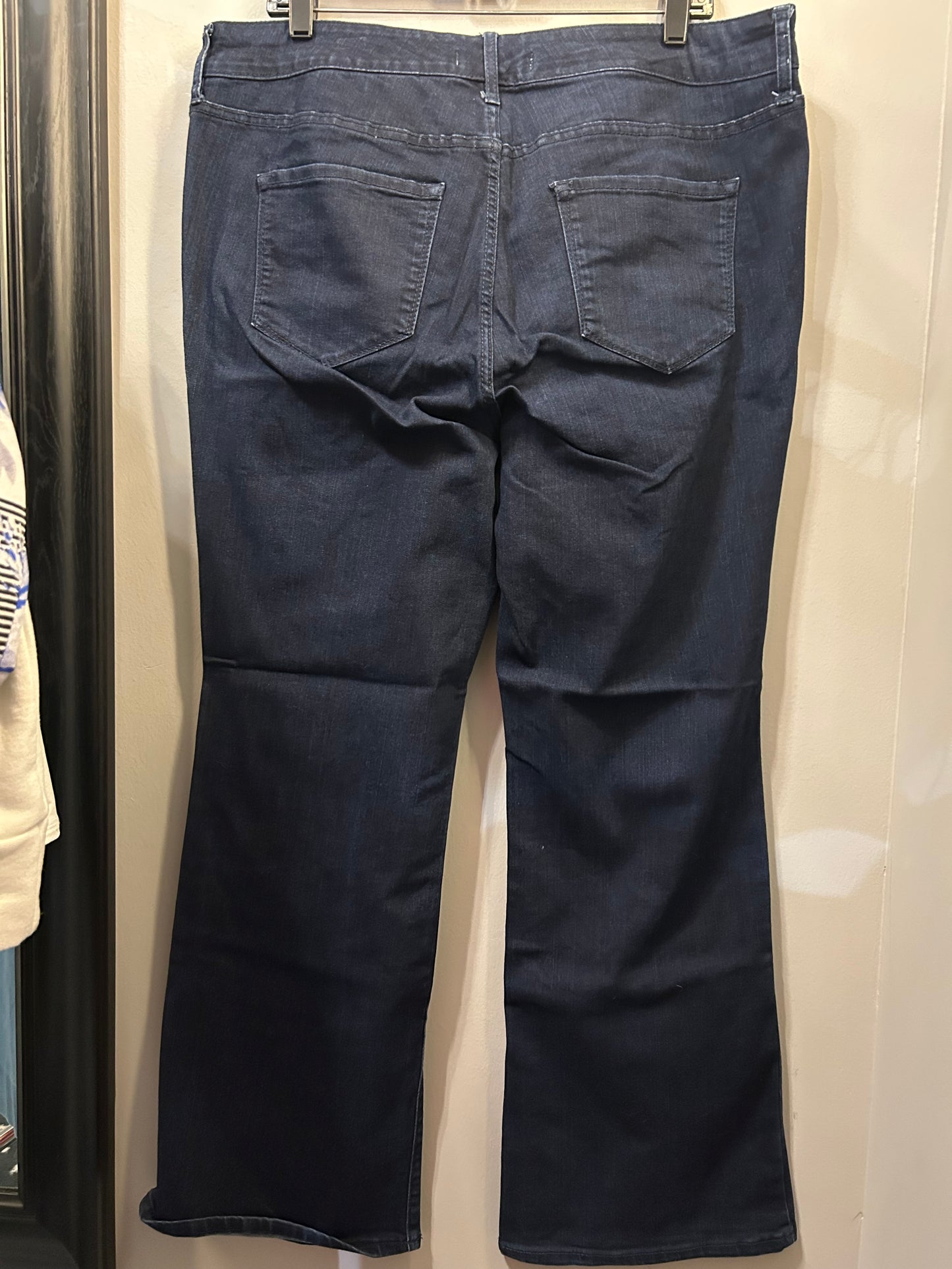 Jeans Boot Cut By Code Blue In Blue Denim, Size: 16