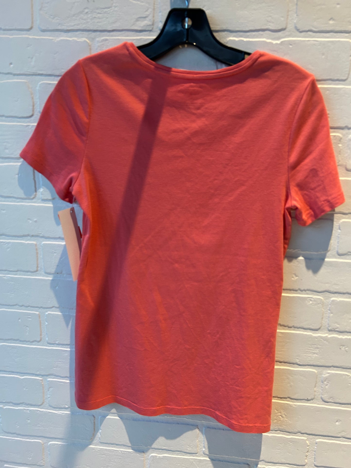 Top Short Sleeve By Talbots In Coral, Size: S