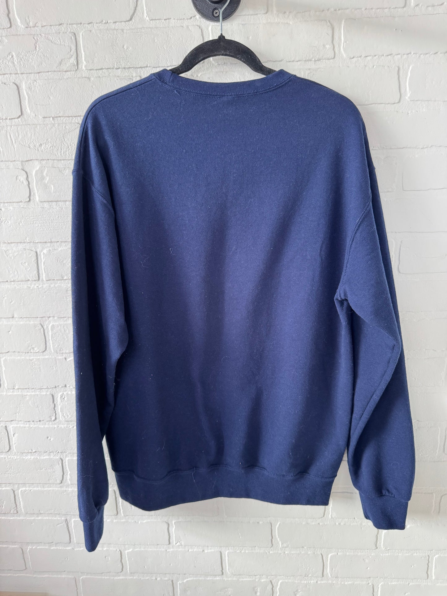 Sweatshirt Crewneck By Jerzees In Navy, Size: L