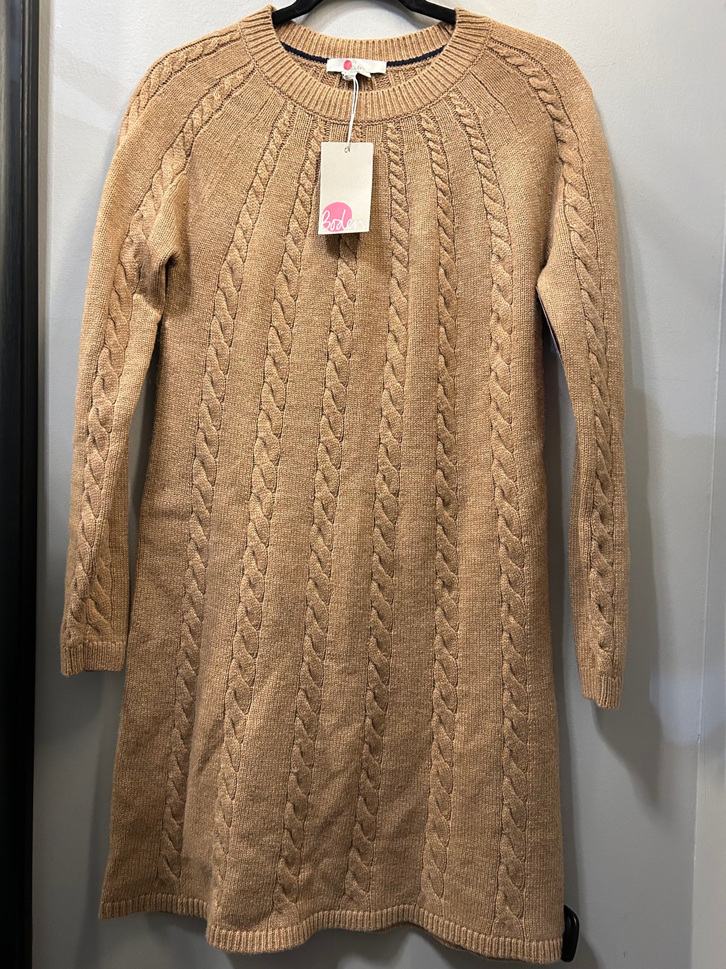 Dress Sweater By Boden In Tan, Size: Xs